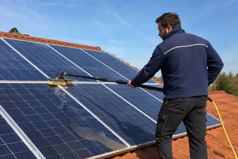 Nettoyage et entretien de panneaux solaires à Saint-Germain-de-Longue-Chaume